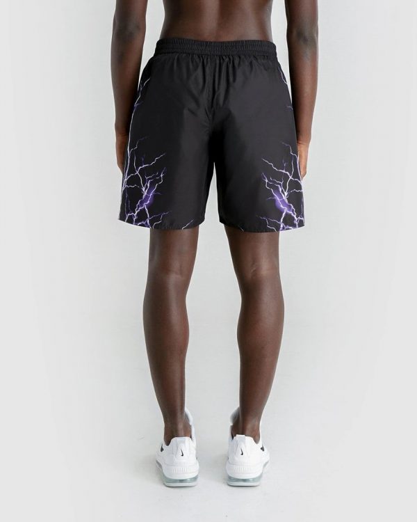 PHOBIA ARCHIVE COSTUME SWIMWEAR BLACK PURPLE - immagine 2