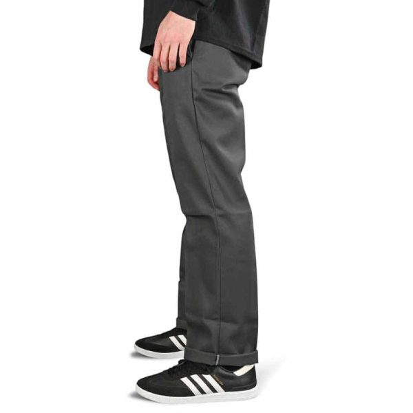 DICKIES PANTALONI 873 CLASSIC WORK PANT ORIGINAL CHARCOAL GREY
