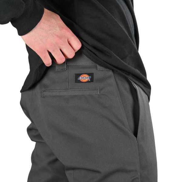 DICKIES PANTALONI 873 CLASSIC WORK PANT ORIGINAL CHARCOAL GREY - immagine 5