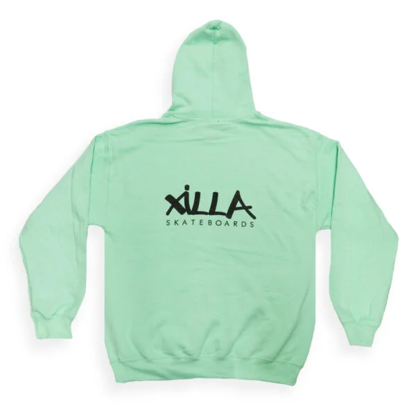 XILLA FELPA CON CAPPUCCIO LOGO HOODIE LIME TROPICAL