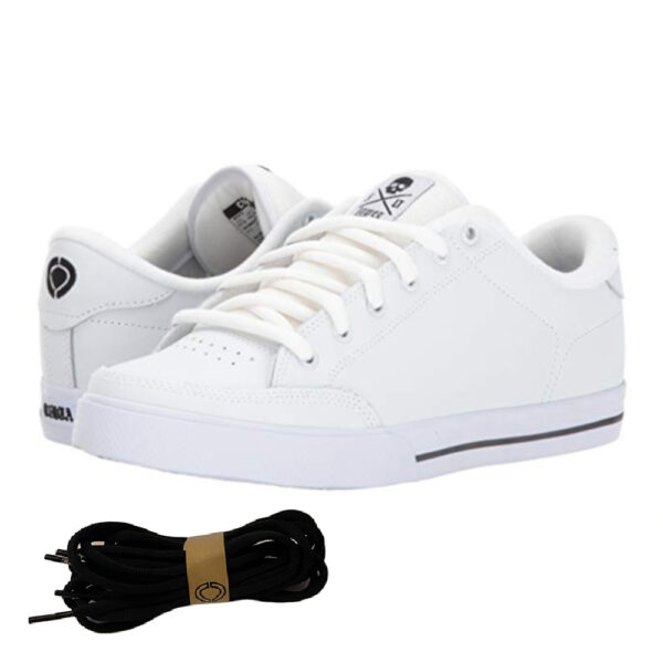 C1RCA LOPEZ 50 SCARPA SPORTIVA WHITE BLACK LEATHER