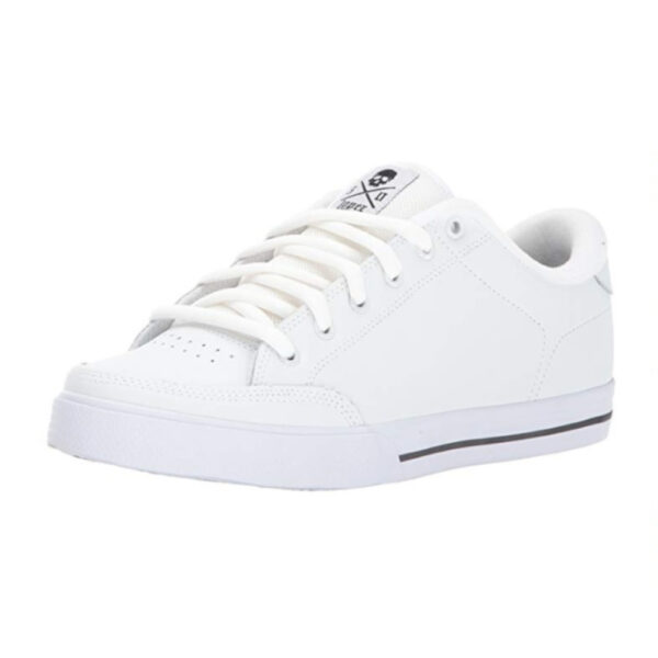 C1RCA LOPEZ 50 SCARPA SPORTIVA WHITE BLACK LEATHER - immagine 3