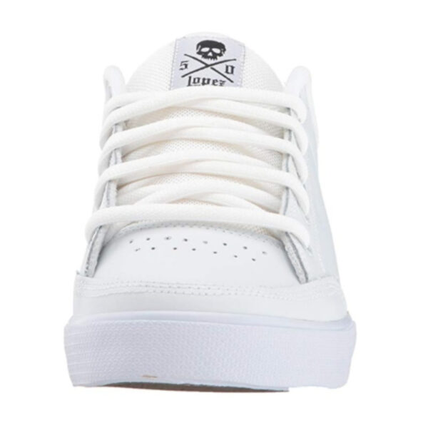 C1RCA LOPEZ 50 SCARPA SPORTIVA WHITE BLACK LEATHER - immagine 5