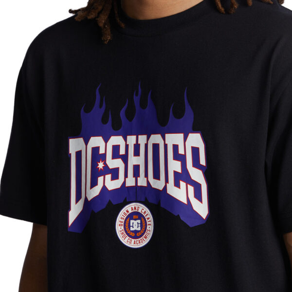 DC SHOES T-SHIRT ACADEMICS HSS BLACK - immagine 3
