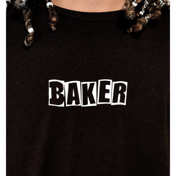 BAKER T-SHIRT LOGO TEE MAGLIA BLACK - immagine 2