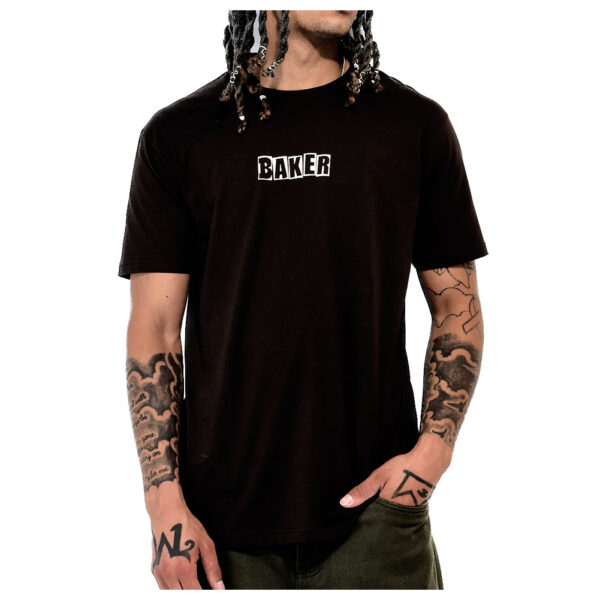 BAKER T-SHIRT LOGO TEE MAGLIA BLACK