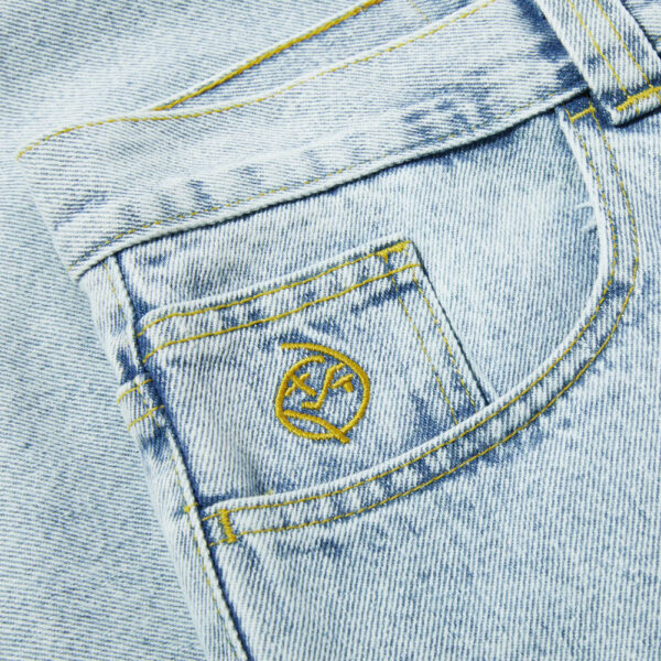 POLAR BIG BOY JEANS BIG BOY SHORT LIGHT BLUE 2025 - immagine 5