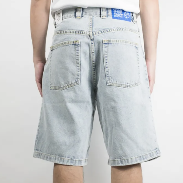 POLAR BIG BOY JEANS BIG BOY SHORT LIGHT BLUE 2025 - immagine 6