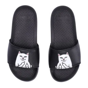 RIPNDIP CIABATTE LORD NERMAL SLIDES BLACK