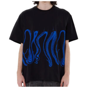 OCTOPUS BRAND T-shirt airbrush outline black
