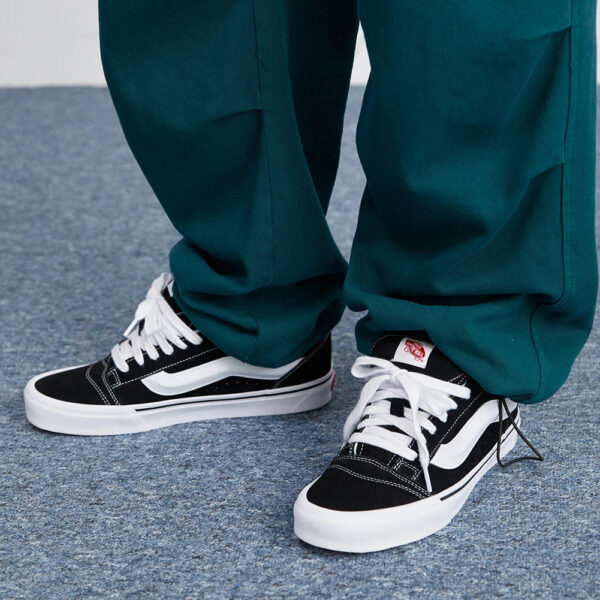 VANS Knu skool scarpe unisex black white - immagine 8