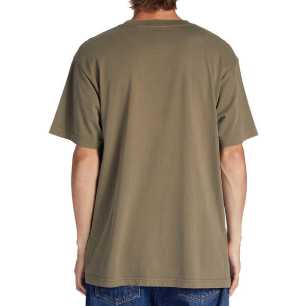 DC SHOES t-shirt DC star pigment dye capers enzyme wash - immagine 2