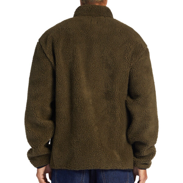 DC SHOES Sherpa girocollo fleece amradical full zip brown capers - immagine 2