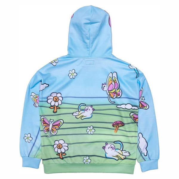 RIPNDIP felpa con cappuccio let make love hoodie unisex multicolor - immagine 2