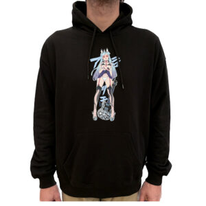 OCTOPUS BRAND Felpa con cappuccio Zebra Idol Anime Hoodie SS2024 black