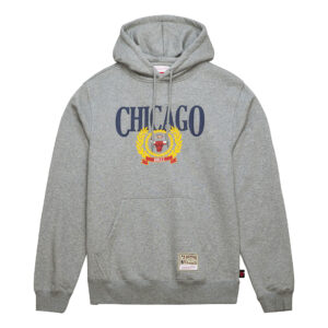 MITCHELL & NESS felpa con cappuccio energy NBA Chicago Bulls grey