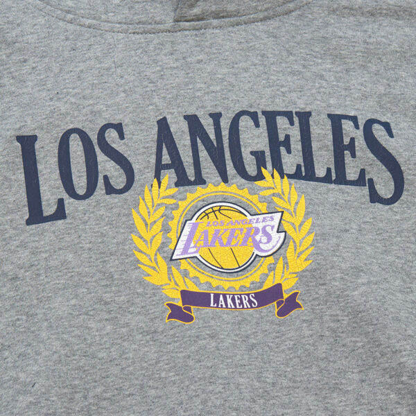 MITCHELL & NESS felpa con cappuccio energy NBA Los Angeles Lakers grey - immagine 2