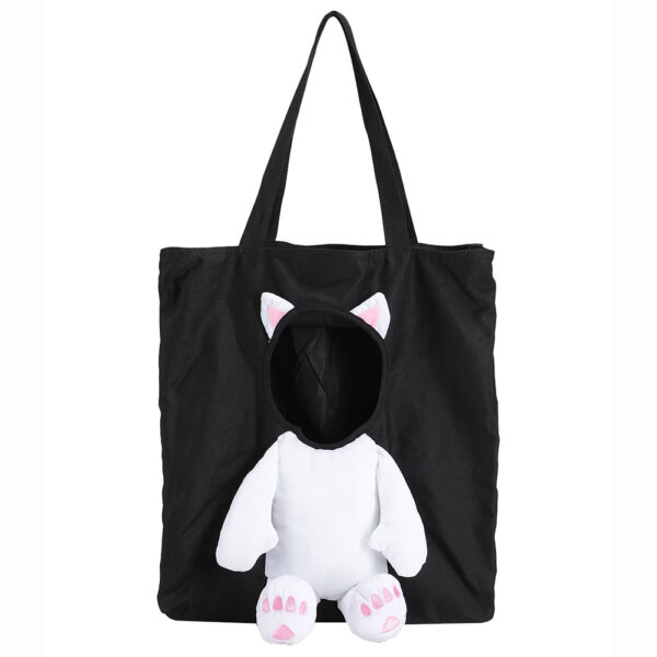 RIPNDIP Borsa Lord Nermal pet tote borsa per animali con cerniera black