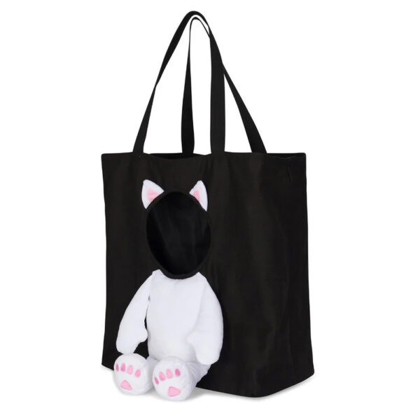 RIPNDIP Borsa Lord Nermal pet tote borsa per animali con cerniera black - immagine 2