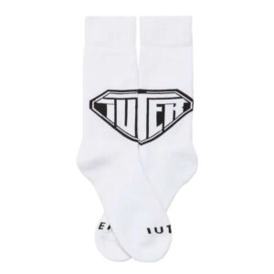 Iuter Calzini logo diamond Socks White