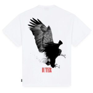 IUTER t-shirt freedom tee uomo white