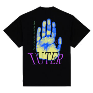 IUTER t-shirt Hand tee uomo nero