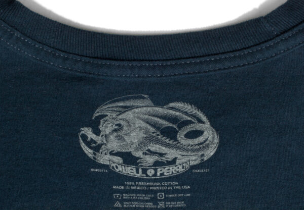 POWELL PERALTA T-shirt Ripper skull maglia uomo blu - immagine 3
