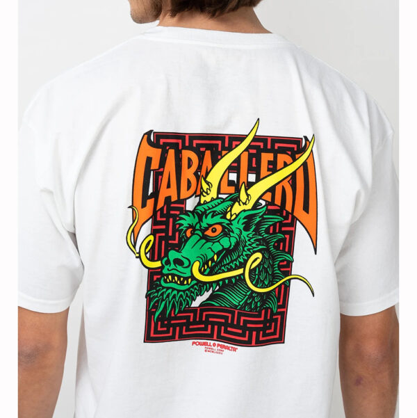 POWELL PERALTA T-shirt Caballero maglia uomo bianco - immagine 5