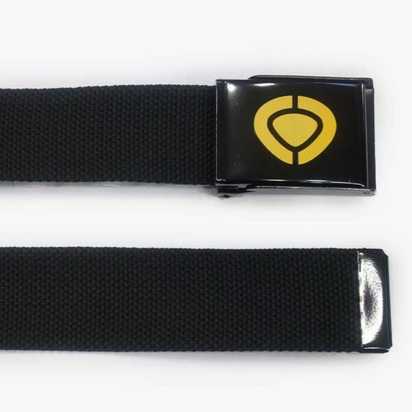 C1RCA cintura icon belt 125 cm nero giallo - immagine 2