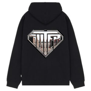 IUTER felpa con cappuccio liquid logo hoodie SS2024 black