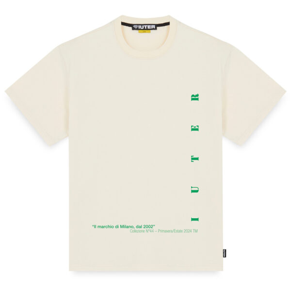 IUTER t-shirt face tee uomo dusty white - immagine 2
