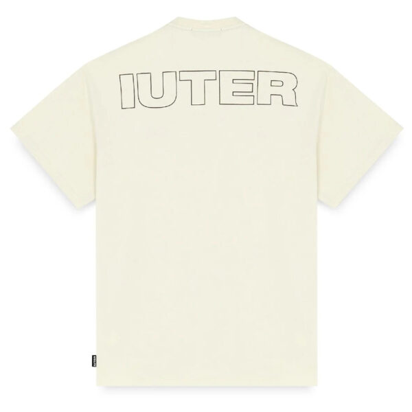 IUTER t-shirt family tee uomo dusty white