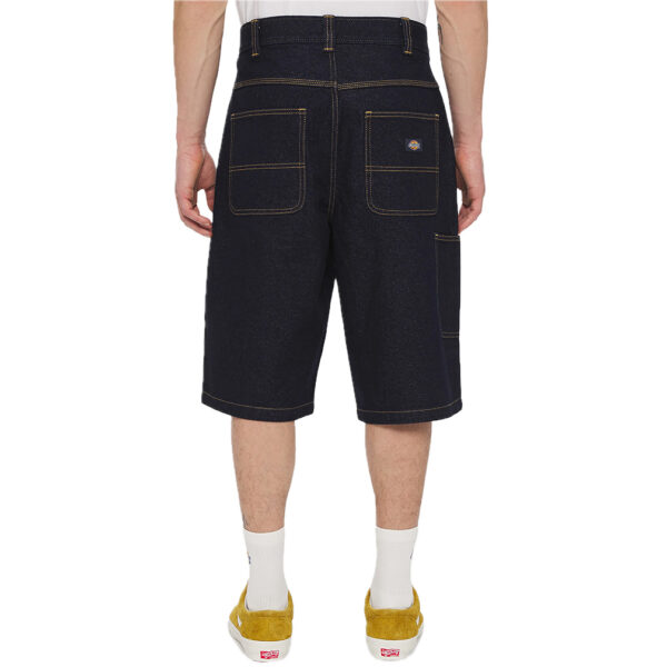 DICKIES PANTALONI CORTI madison denim loose short rinsed blue - immagine 3