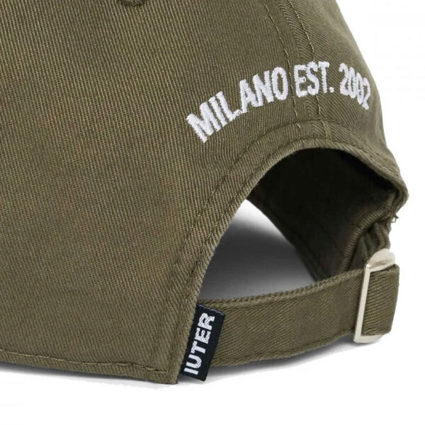 Iuter Cappellino Logo Dad Hat military green - immagine 2