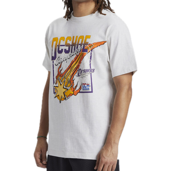 DC SHOES t-shirt DC showtime starz uomo Hss snow heather - immagine 2