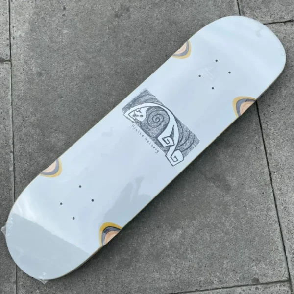 Polar Skate Co Tavola da Skate Yoga trippin Halberg WW 8.25" Grip incluso - immagine 2