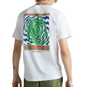 VANS T-shirt wormhole warped tee white