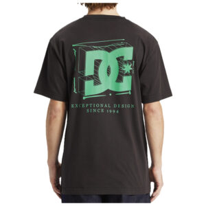 DC SHOES t-shirt mid century uomo Hss black wash