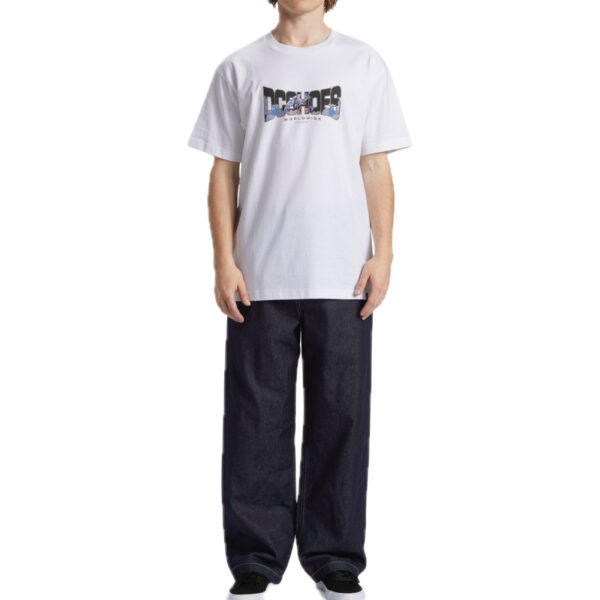 DC SHOES t-shirt DC Astro uomo Hss white - immagine 4