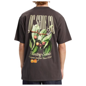 DC SHOES t-shirt seed planter uomo Hss black wash