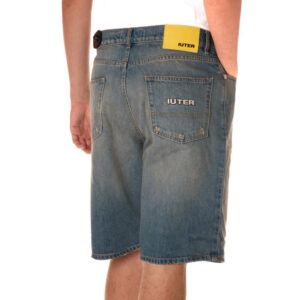 IUTER Short jeans denim loose medium blue