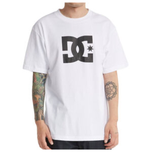DC SHOES t-shirt DC star uomo Hss bianco