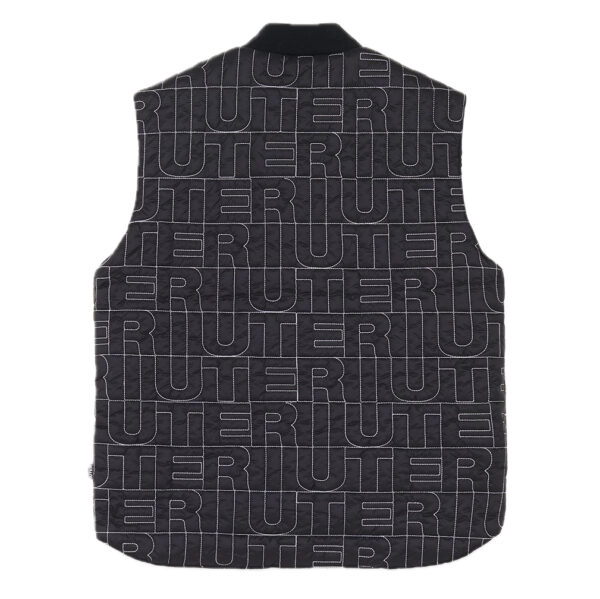IUTER smanicato quilty worker vest con ricamo - immagine 2