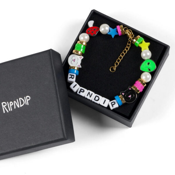 RIPNDIP braccialetto PLUR BEADED BRACELET regolabile - immagine 2