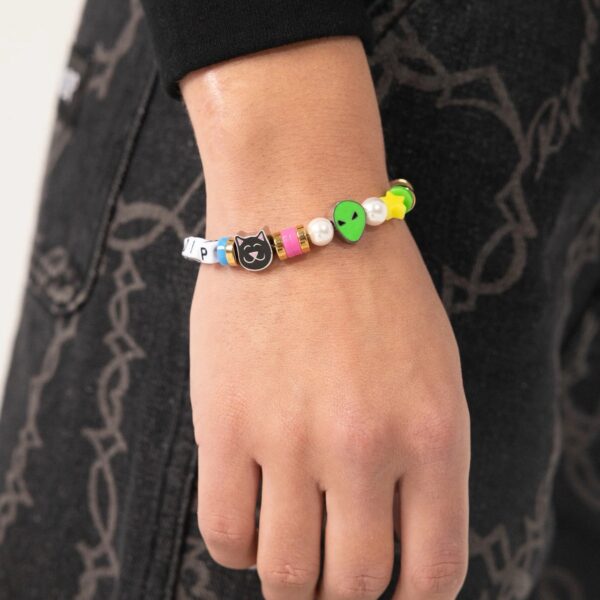 RIPNDIP braccialetto PLUR BEADED BRACELET regolabile - immagine 4
