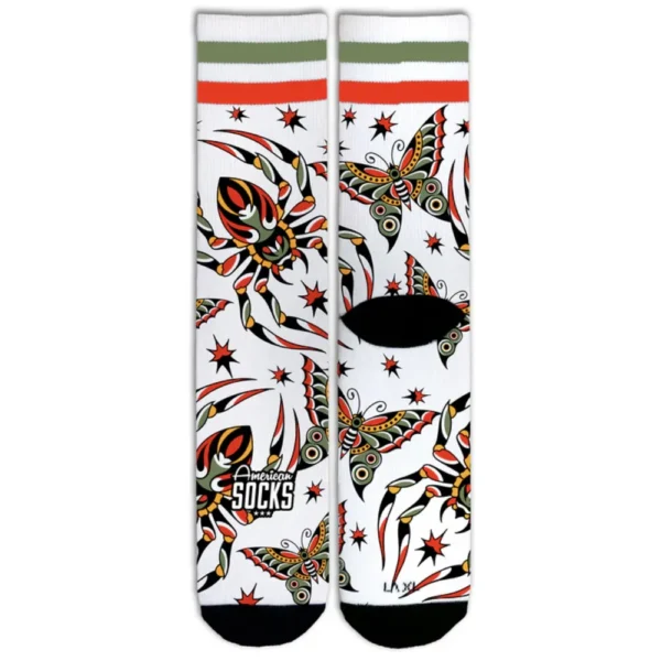 AMERICAN SOCKS CALZINI SIGNATURE TUBOLARI SPORTIVI VENOM + Stickers - immagine 2