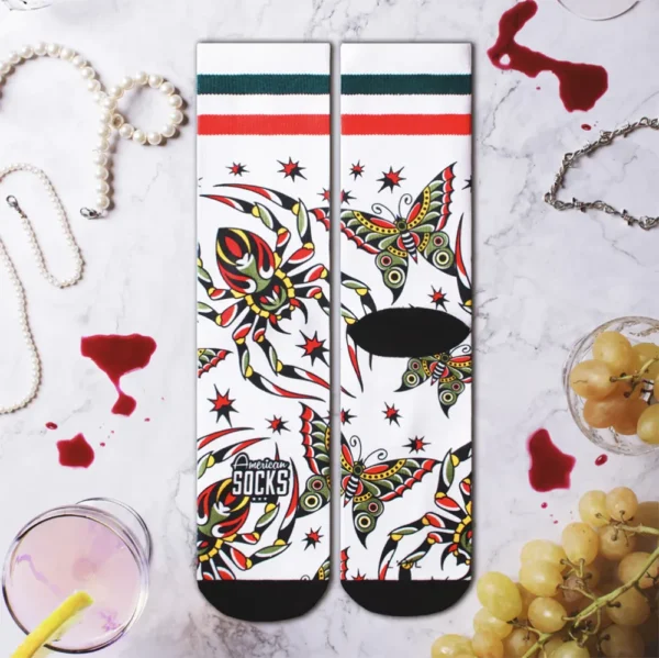 AMERICAN SOCKS CALZINI SIGNATURE TUBOLARI SPORTIVI VENOM + Stickers - immagine 7