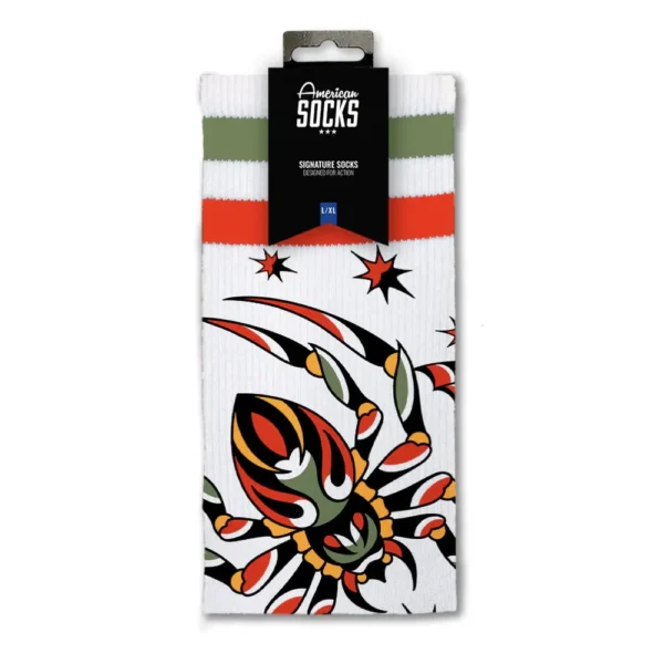 AMERICAN SOCKS CALZINI SIGNATURE TUBOLARI SPORTIVI VENOM + Stickers - immagine 9