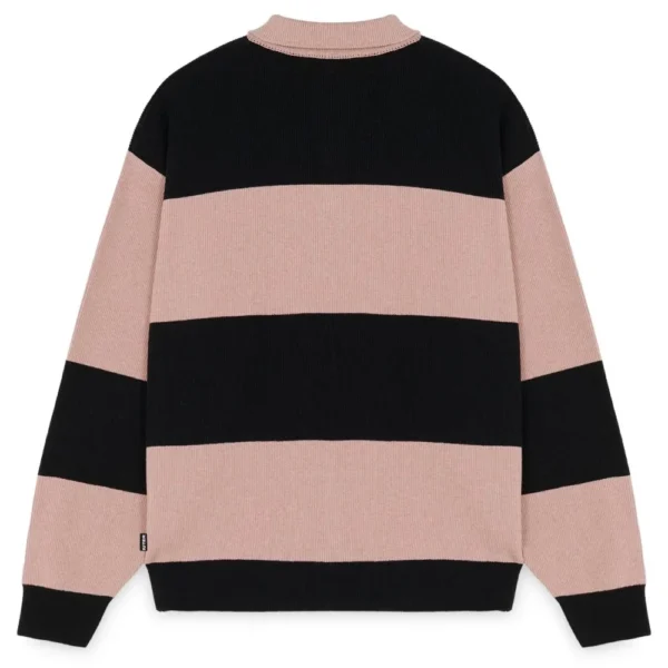 IUTER polo knit jumper heart souls a bande black dark pink - immagine 2