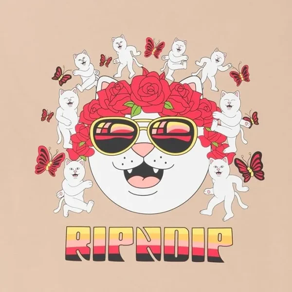 RIPNDIP T-shirt you love me tee almond - immagine 4